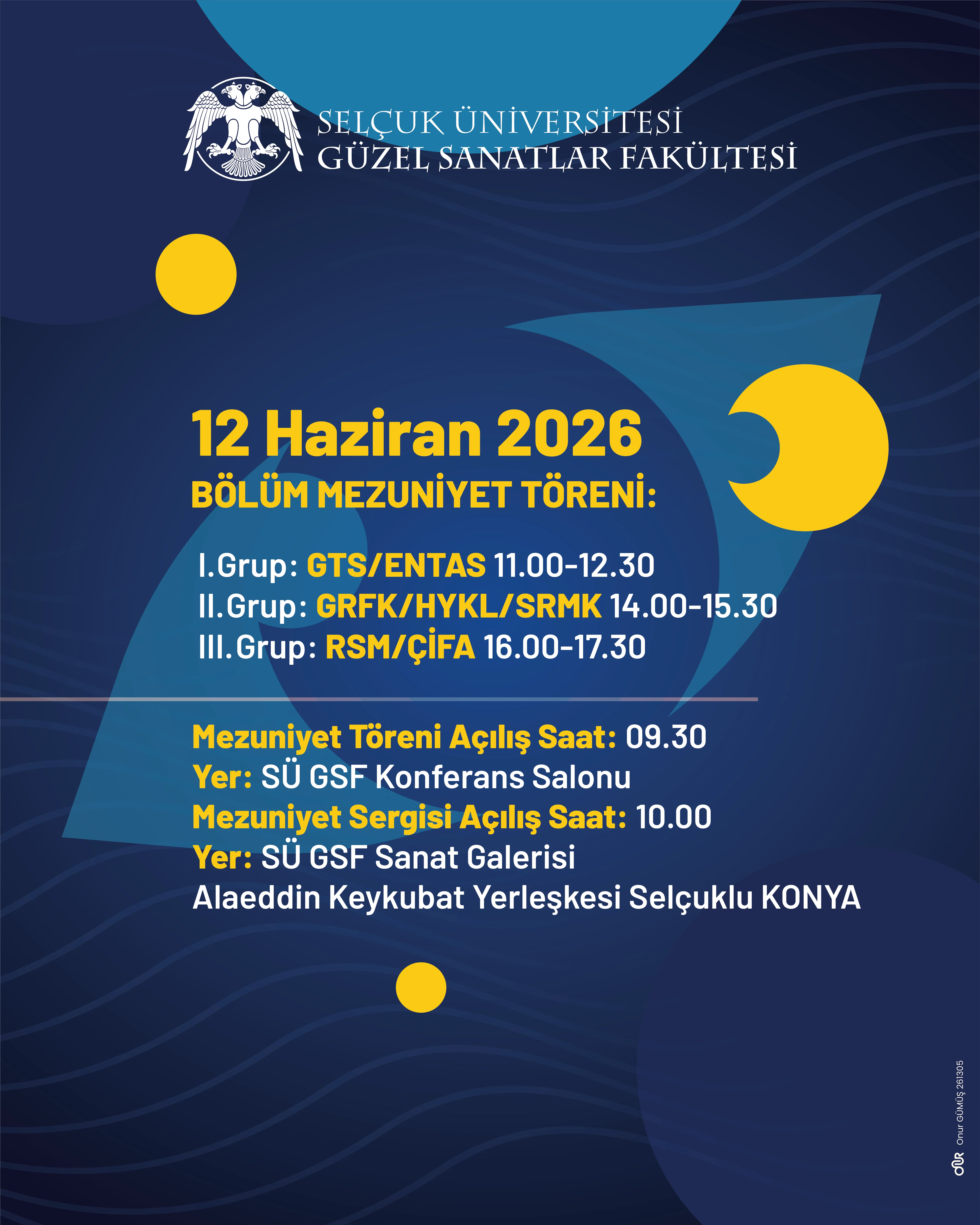 22.Dönem Mezunları Mezuniyet Töreni ve Sergisi